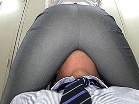 パンツもあるよ♪ぶっかけ！OL スーツ倶楽部15〜インターン女子大生カノンさんの愛されミニスカートとヤル気満々パンツスーツ〜　サンプル画像06